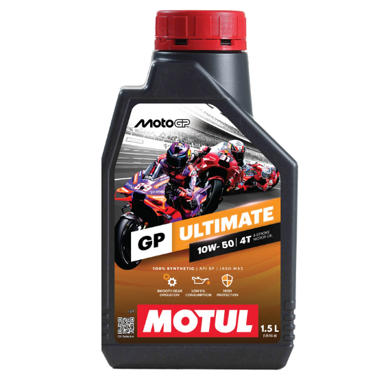 MOTUL Moto GP Ultimate 10W50 Fully Synthetic 4-Stroke Engine Oil for Bike (1.5 Litre)