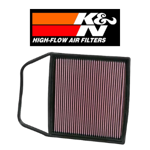 K&N High-Flow Lifetime Engine Air Filter: Compatible with BMW Z4 3.0L (E85/E86 2003-2008) – Replaces OEM, Washable & Reusable, Increased Horsepower