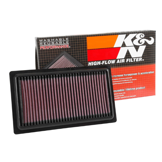 K&N High Performance Air Filter for Hyundai i20 / i20 N Line (Petrol 1.2L & 1.0L Turbo Engines)