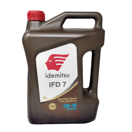 Idemitsu IFD7 5W-40 SN/CF A3/B4 Full Synthetic Engine Oil - 4 Litre | For Diesel & Petrol Cars