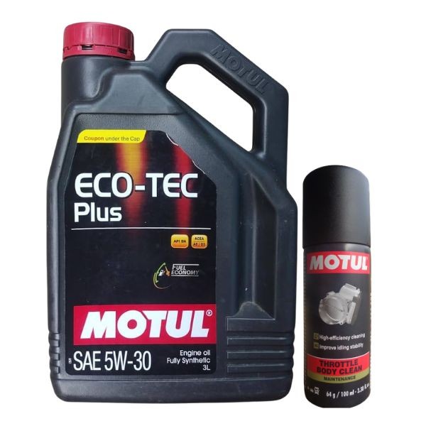 Motul ECO-Tech 5W30 3L with Throttle Body Clean 100ML Combo