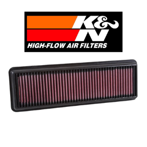 K&N High-Flow Lifetime Engine Air Filter for BMW X3 2011 ONWARDS 2.0D – Washable, Reusable, Increased Horsepower