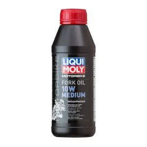 LIQUI MOLY  Motorbike Fork Oil 10W Medium 500ml – Premium Suspension Oil for Standard Damping & Sporty Handling