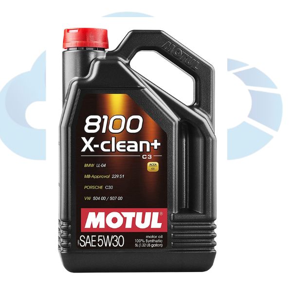 Motul 8100 X Clean Plus Fully Synthetic Engine Oil 5w30 5 Liter