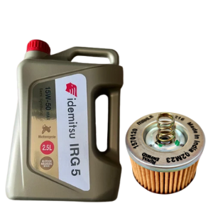 IRG5 15W-50 MA2  Engine Oil For Bullet 2.5L With Oil Filter BS6 Suitable For 350 & 500cc