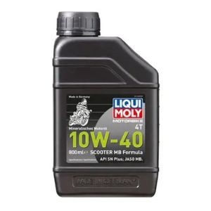 LIQUI MOLY Motorbike 4T 10W-40 Scooter MB Formula 800ml – Premium 4-Stroke Scooter Engine Oil for CVT Transmissions