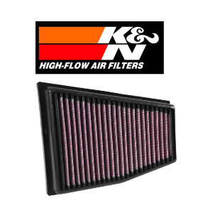 K&N High-Flow Lifetime Engine Air Filter for Audi RS5 V8 4.2L FSI (Right Side)