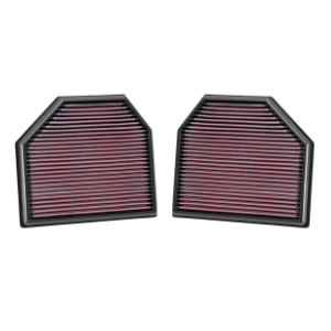 K&N High-Flow Lifetime Engine Air Filter for BMW 3 Series M3 3.0L (E36) | Washable & Reusable | Increases Horsepower | Pack of 2