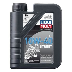 LIQUI MOLY Motorbike 4T 10W-40 Street 1L – Premium 4-Stroke Engine Oil for Daily Commuting & Street Riding