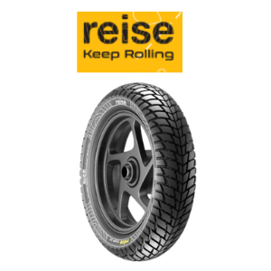 Reise tripR 110/80-12 61L Front/Rear Tubeless Tyre (TL) – Heavy-Duty Scooter Tyre