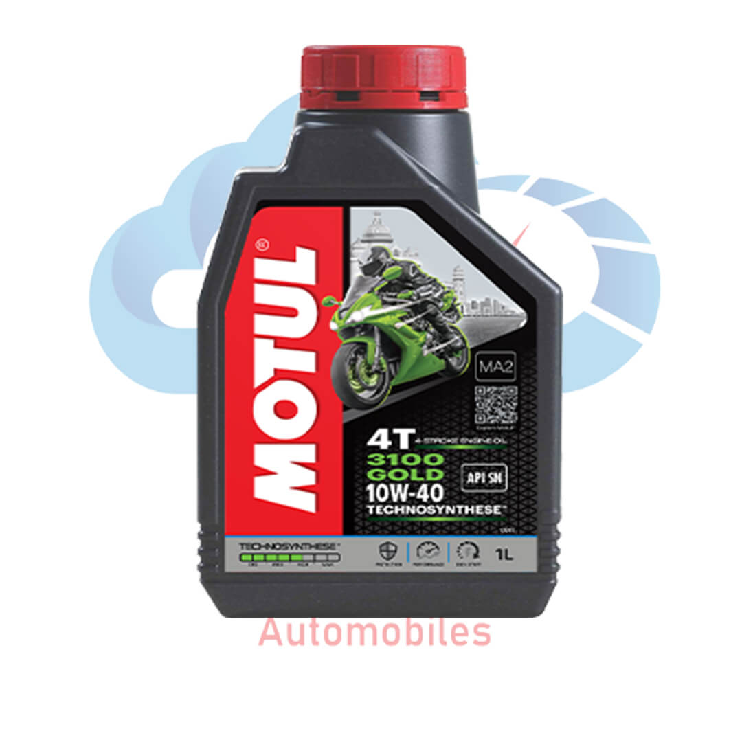 Motul 3100 4T Gold 20W50 Bike Oil 1L | API SM Semi-Synthetic