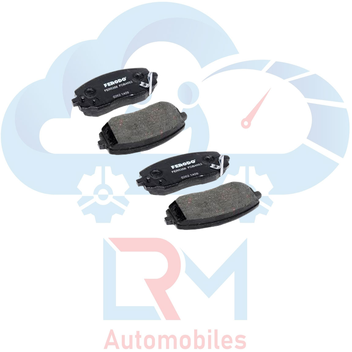 Hyundai i20 front brake pad in ferodo