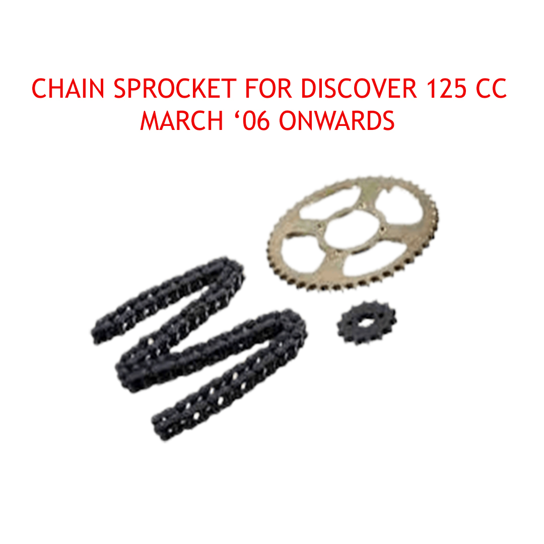 Diamond Chain Sprocket for Discover 125 CC
