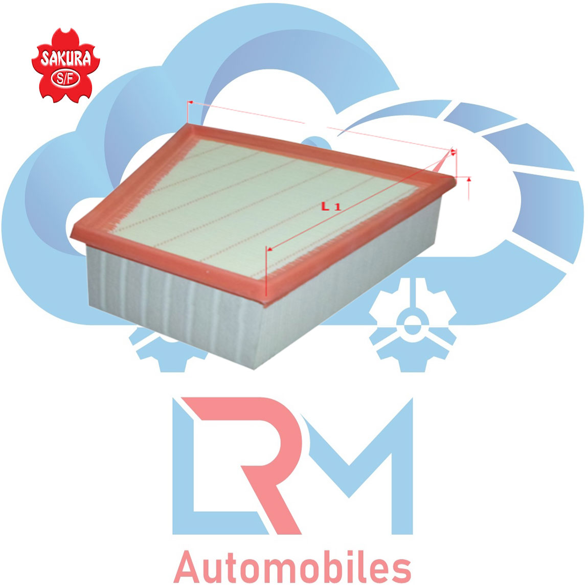 Sakura Air filter A31790 for Fabia Diesel