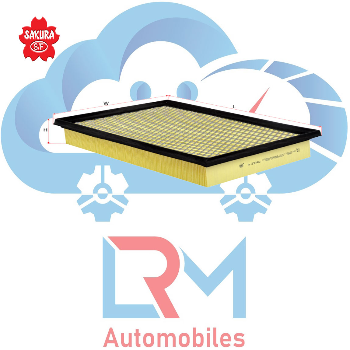 Sakura Air filter A33740 for Innova Crysta