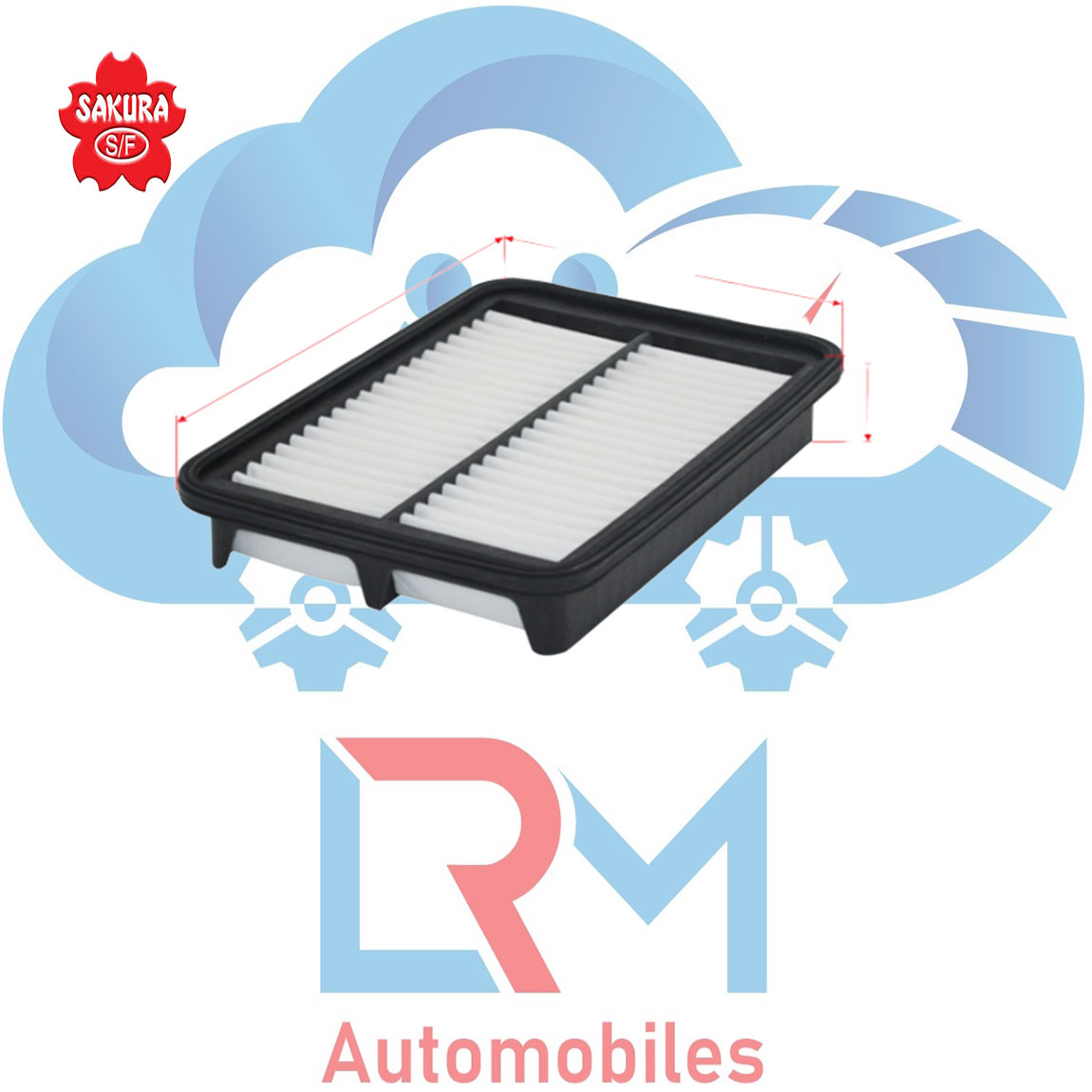 Sakura Air filter A65550 for Beat Diesel