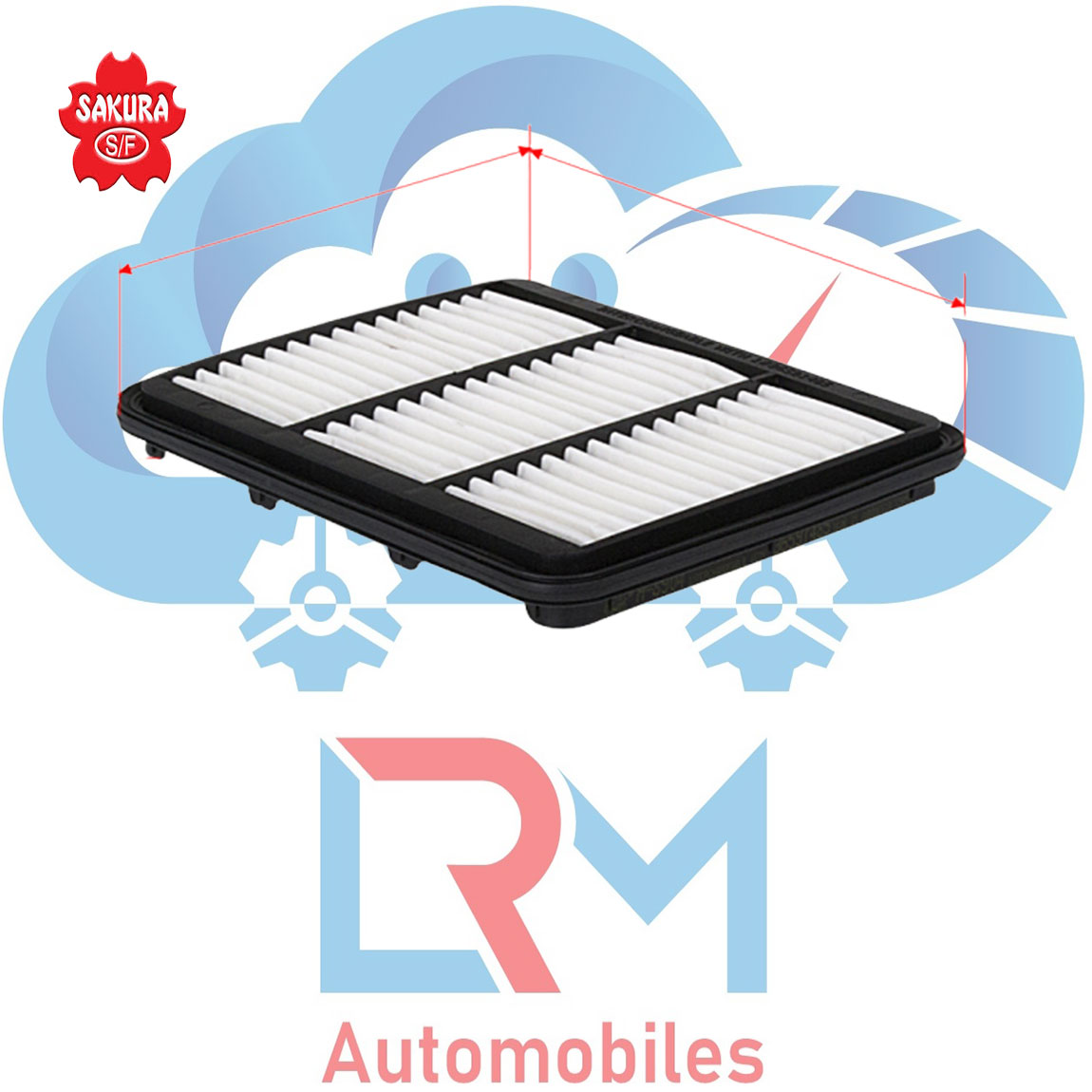 Sakura Air filter A8904 for Chevrolet Spark