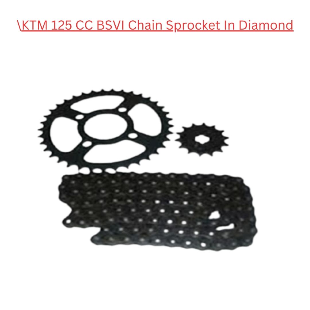 KTM 125 CC BSVI Chain Sprocket In Diamond