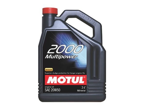 MOTUL 2000 Multipower 20W50 Engine Oil 3L