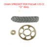 Diamond Chain Sprocket for Pulsar 135CC O Ring