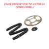 Diamond Chain Sprocket for TVS Victor GX
