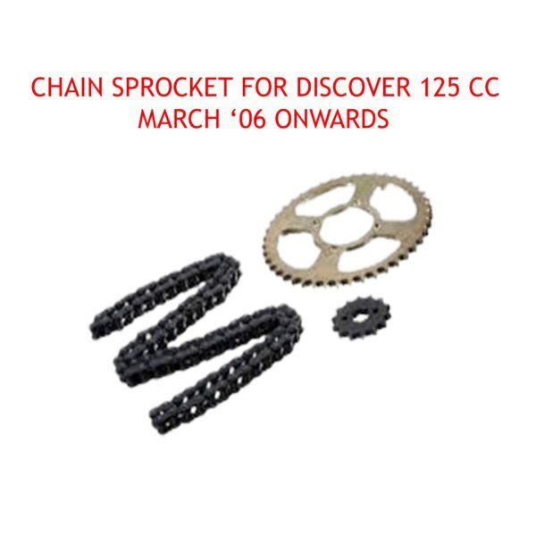 Diamond Chain Sprocket for Discover 125 CC