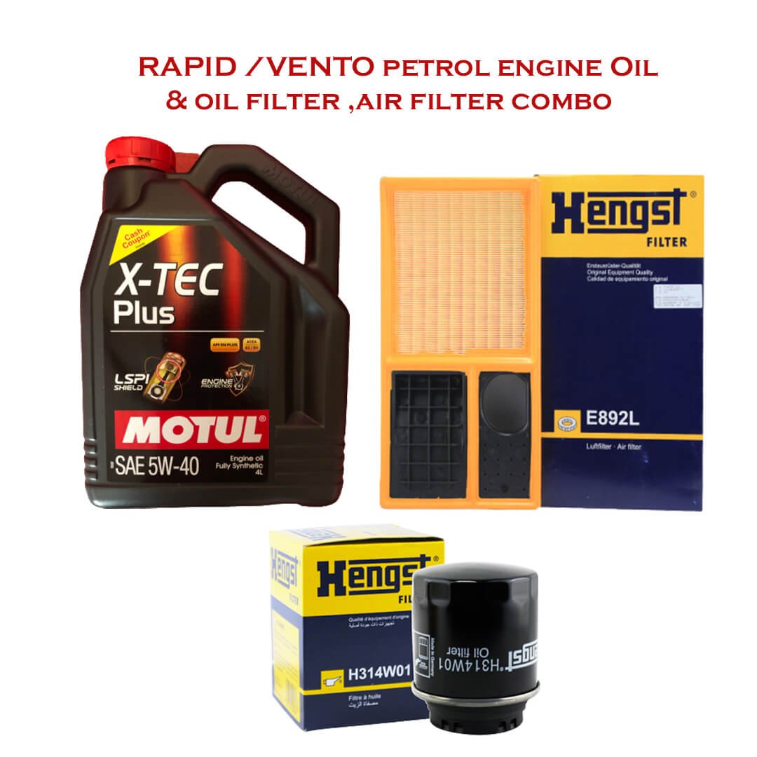 Skoda Rapid Petrol service Kit Combo 4