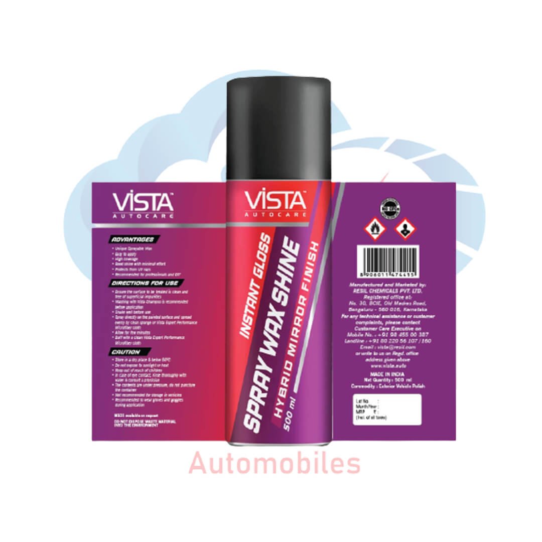 Vista Spray Wax Shine 500ml
