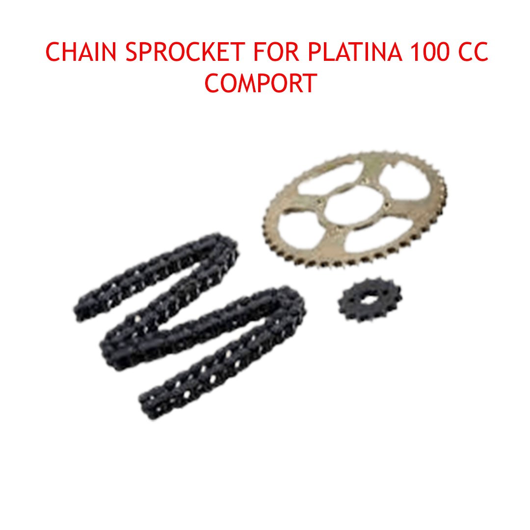 Diamond Chain Sprocket Platina 100 CC BS VI